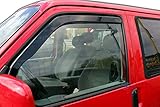 J&J AUTOMOTIVE Windabweiser Regenabweiser für CARAWELLE Transporter T4 1990-2003 2tlg HEKO dunk