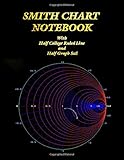 Smith Chart Notebook: Smith Chart w/ Half College Ruled Line and Half Graph 5x5 Notebook. The chart is used for designing lump