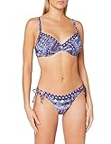 s.Oliver RED LABEL Beachwear LM Damen Medley Bikini-Set, Marine Bedruckt, 38 C
