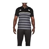 2017-2018 Ospreys Rugby Cotton Stripe Polo Shirt (Tap Shoe)