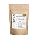 Bird`s eye Chili Schoten, 30g, getrocknet - für die Mühle geeig