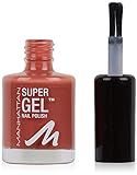Manhattan Super Gel Nagellack – Gel Maniküre Effekt ganz ohne UV Licht – Nail Polish mit bis zu 14 Tagen Halt – Farbe Verry Berry 90s 500 – 1 x 12