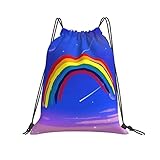 Fashion Rainbows Farbe Sport Turnbeutel Reise Kordelzug Rucksack Unisex Rucksack