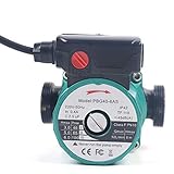 Umwälzpumpe, 65L/min 220V 10-110°C Heizungspumpe Zirkulationspumpe Warmwasser Heizung Nassläufer für Wasserzirkulation, solare Warmwasserzirkulation und Warmwasserrückführung