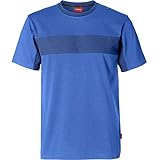 Kansas Evolve T Shirt 130185 Royalblau/Dunkelroyal Oeko-TEX Zertifiziert mit Kontrastmaterial Größe 4XL