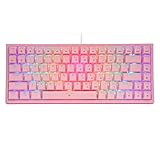 LQRLY Mechanische Gaming-Tastatur mit Bluetooth, kabellose/verkab