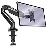 Invision 17-27 Zoll Monitor Halterung Höhenverstellbar, Neigung und Drehbar VESA 75/100 Gewicht 2-6.5 kg Gasunterstützter MX150