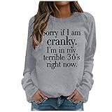 XTBFOOJ Pullover frottee Kapuzenpullover Sweatshirt jacken Damen Strand Mantel Sweater top Coat t Shirt Langarmshirt 140 Sweatshirt weiß Bluse blau Hoodie Strickjacke Damen Oberteile schw