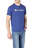 Champion Herren - Classic Logo T-shirt - Blau, XXL