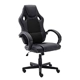 SHA XiaZhi Contour L1 Ergonomischer Bürostuhl, Gaming-Stuhl im Racing-Stil mit Rückenstütze, Chefschreibtischstühle für Zuhause, Höhenverstellbar und Wippfunktion, Rück