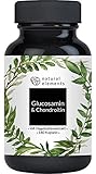 Glucosamin & Chondroitin hochdosiert - 180 Kapseln - Laborgeprüft,