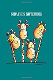 GIRAFFES NOTEBOOK: giraffe family giraffes kids comic gift - 50 sheets, 100 pages - 8 x 10