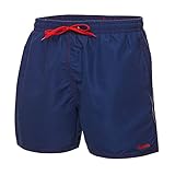 Zagano Adam Lipski Badehose Herren Lang 5108 - Badehosen Männer Schwimmhose - Badeshorts Jungen - Bad Strand Boxer Shorts for Men - Kurze Hosen - Trainingshose Beachshorts (Cobalto, 3XL)