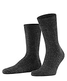 FALKE Herren Socken Teppich Im Schuh, Schurwolle, 1 Paar, Grau (Anthracite Melange 3080), 45-46 (UK 10-11 Ι US 11-12)