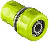 Xclou Schlauchstück aus Kunststoff - Schnellkupplung-Gewindestück - Schlauch Adapter für 3/4 Zoll Gartenschlauch - Anschluss mit Schlauchkupplung 19