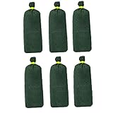 Murezima Silo-Taschen Sandsäcke, Hochwasser-kontrollsandsäcke Hochleistungs-Wiederverwendbare Hochfeste Wasser-Barriere-Sack-Taschen 6pcs Garden Kit Gartenb