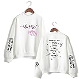 MGTUPK Lil peep Tshirt Damen Trendiger lockerer Herren-Damen-Fleece-Rollkragenpullover Sweatshirt grün S