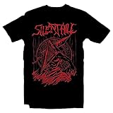 Funny Fashion Women t Shir SIL-ent Red Hi-ll Pyr-amid He-ad He-avy Me-tal Band Horror Movie Retro Cotton Adult Men Summer 2021 Unisex T