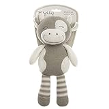 BABY HUG Hug Me 3831118800117 Strickplüsch, Kleine Kuh langbeinig 31cm, Beige, N