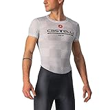 castelli Herren Pro Mesh Bl Short Sleeve T-Shirt, Silber Gray, XL