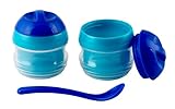 primamma 44002511 - Thermo-Schälchen, 2er Set + Löffel für Jung