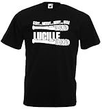 The Walking Dead T-Shirt Eeny Meeny Miny Moe Negan Lucille Shirt schwarz L
