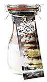 Backmischung im Weckglas für Vermont Blueberry Pancakes Mini ( 250ml ) - Zutaten im Weckglas für die einfache Zubereitung – Gourmet Back-Mischung von Feuer & G