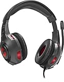 Speedlink GARON Gaming Headset - Gaming Headset mit Stereo Sound für PC/Notebook/Laptop, schw