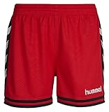 Hummel Damen Shorts Sirius, True Red/Black, XS