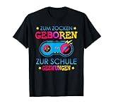 Gaming Zocken PS Konsole 5 Lustiger Spruch Gamer T-S