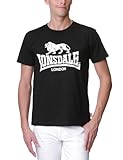 Lonsdale Herren Sport Shorts T-Shirt Promo, Black, L