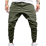 Sonojie Jeanshosen Herren Hose Stretch Destroyed Jeans Regular Slim Fit Enge Jeans Vintage Freizeit Basic Washed Denimhosen Lang Skinny Hosen M