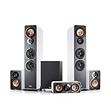 Teufel Ultima 40 Surround 5.1-Set Weiß/Schwarz Heimkino Lautsprecher 5.1 Soundanlage Kino Raumklang Surround Subwoofer Movie High-End HiF