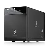 Mediasonic Raid USB 3.1 Typ C 4 Bay 3,5 Zoll SATA Festplattengehäuse mit USB 3.1 Hub Funktion - USB 3.1 Gen 2 10Gbps (HFR7-SU31CH)