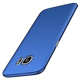 Samsung Galaxy S7 Edge Hülle, Anccer [Serie Matte] Elastische Schockabsorption und Ultra Thin Design für Samsung S7 Edge (Glattes Blau)