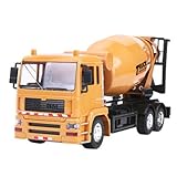 Lihgfw Drahtlose Fernbedienung Mixer 2.4G Fernbedienung Ladet Mobile Mixer Beton Zement LKW Boy Spielzeugautomaten Anti-Simulation Modell 1:24 29cm (Color : Yellow)