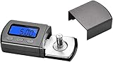 Hochpräzises digitales Mini-Plattenspieler-Stylus-Force-Scale-Messgerät 0,01 g / 5,00 g Blaue LCD-Hintergrundbeleuchtung für Tonarm-Tonab