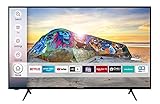 Techwood U50T60F 50 Zoll Fernseher/Smart TV (4K Ultra HD, HDR Dolby Vision, Triple-Tuner) - 6 Monate HD+ inklusive [2022] [Energieklasse G]