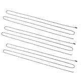 UNICRAFTALE 30Stk 60cm Kugelkette Halskette 304 Edelstahl Kugel Perlen Ketten 1.5mm Durchmesser Kette Halsketten Metallverbindungsketten Für Frauen Halskette Schmuck Zubehör Herstellung