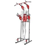 K-Sport: Stationäre Klimmzugstange + Dip Station I Kraftstation mit Pull-Up Bar & Dip Stange I Kraftturm & Klimmzugturm I Klimmzug Pull Up Mate I Professionelle Fitnessgeräte für Zuhause, inkl. E-Book