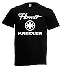 T-Shirt - Florett Kreidler + Logo (Schwarz, L)