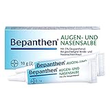 Bepanthen Augen- und Nasensalbe zur sanften Heilung von wunden Nasen sowie oberflächlichen Schädigungen am Auge, 10 g