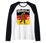 Oktoberfest Sasquatch Bigfoot bayrisches Bier Deutsche Brezel Rag