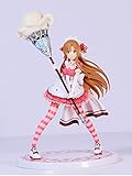 DMCMX Figur Schwert Kunst Online Yuuki Asuna Maid Kostüm Anime Spiel Charakter Modell Statische Charakter Desktop Ornament PVC. Material 16 cm Hohe Chassis Ornamente M