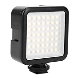 mumisuto Kameralicht, W49LED Tragbares Mini-Fotografie-Fülllicht Dimmbares Kamera-Videolicht-Panel für SLR-Telefonkäfig-Vlog-Fotog