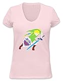 The Legend Of Zelda Womens V-neck T-shirt XX-Larg