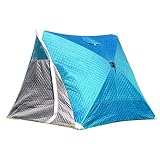 XZJJZ 1-2 Personen Winter Angeln Zelt Winter Eisfischen Zelt Camping Zelt Winddicht Und Regenschutz Im Freien Winter Fischen Warme Zelt (Color : B, Size : 200 * 180 * 150cm)