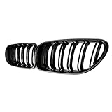 Front Nieren Double Line Grill Sport Grill Ersatz Fit für BM/W 6er F06 F12 F13 Glanz Schw