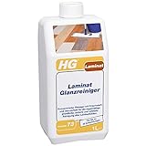 HG Laminat Glanzreiniger 1L – Ein Frisch Duftender Laminat Glanz - Für alle Arten von Laminatbö