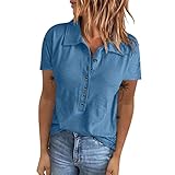 sportbekleidung Damen Damenpullover Langarm Tshirt Damen Langarm Oberteile lässige Langarmshirt Color Block Bluse Shirt lässig locker für Sweatshirt Damen(NJ-220310-HQF220107773BUS, S)